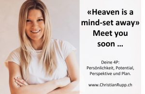 Frau mit einem neuen Mind-set geht neue Wege