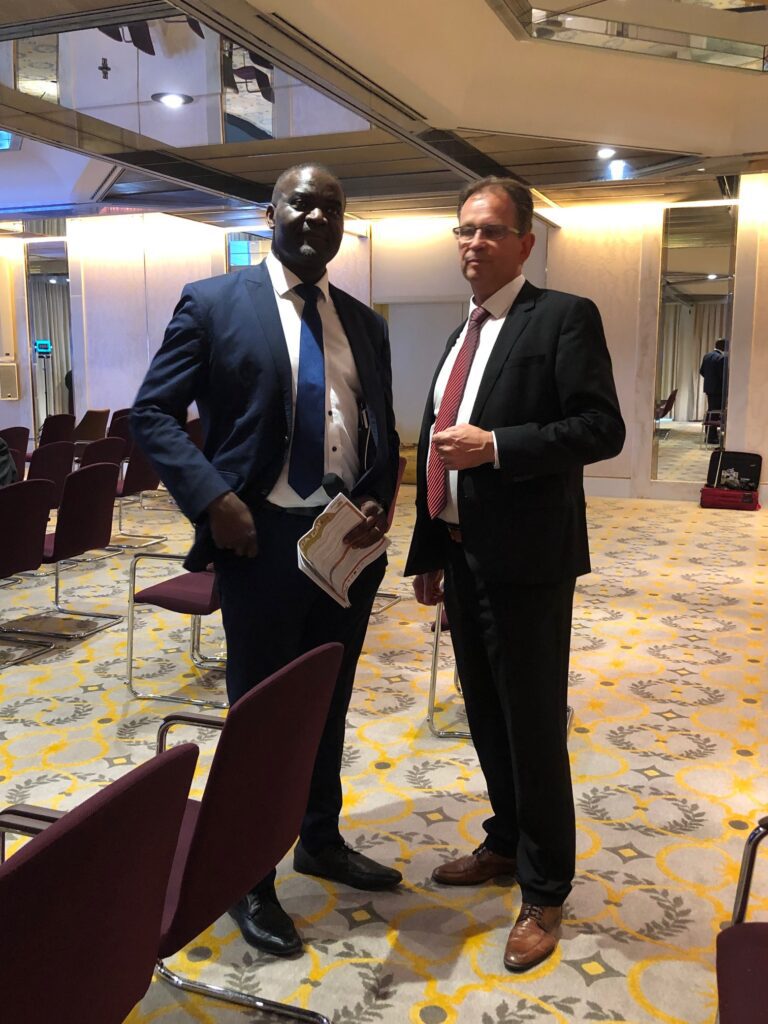 Christian Rupp mit Gast des Africa Day 2022