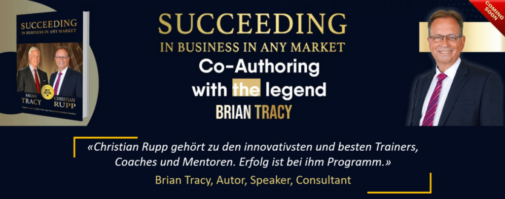Order Book Brian Tracy Succeeding in Business in any market with Christian Rupp Personality Trainer Coach and Mentor DE